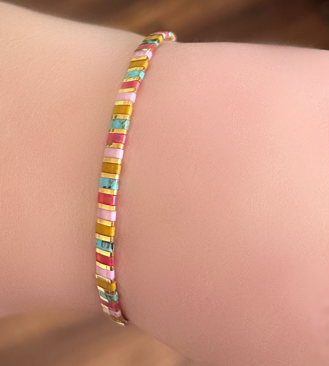 Miyuki Tila Bracelet-Carnival