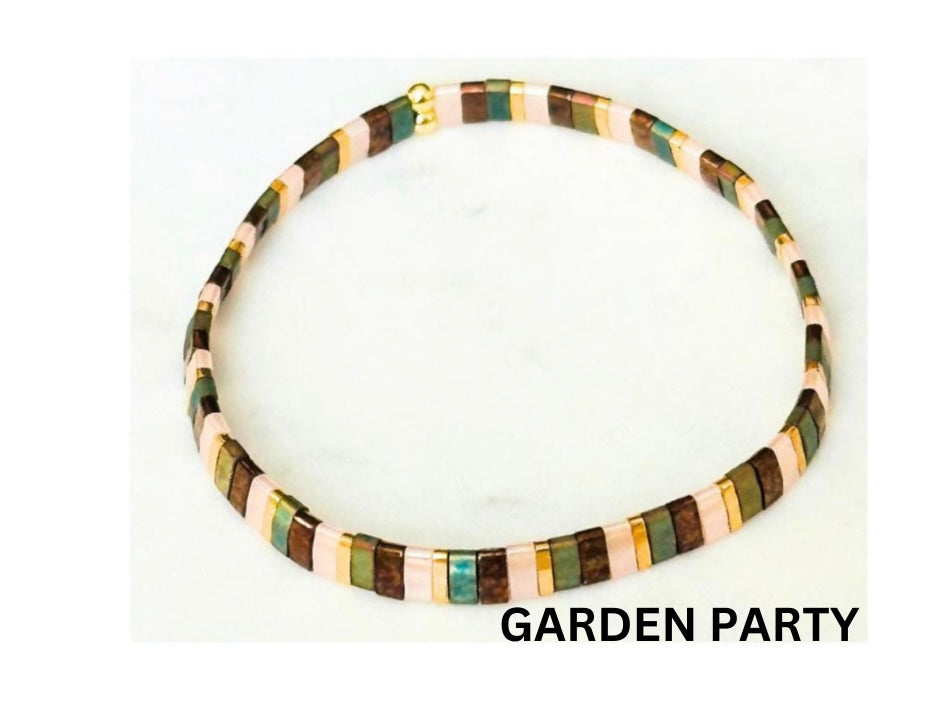 Multicolored Miyuki Tila Bracelets - Choose Your Style