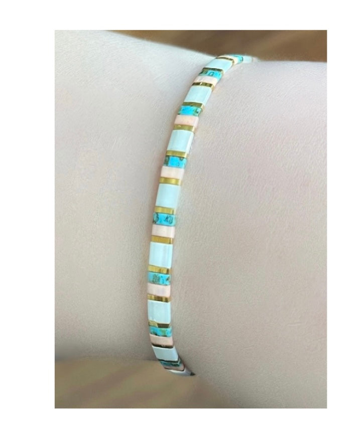 Miyuki Tila Bracelet- Boardwalk