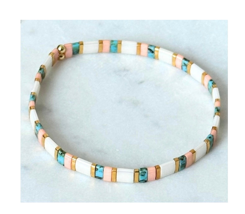 Miyuki Tila Bracelet- Boardwalk