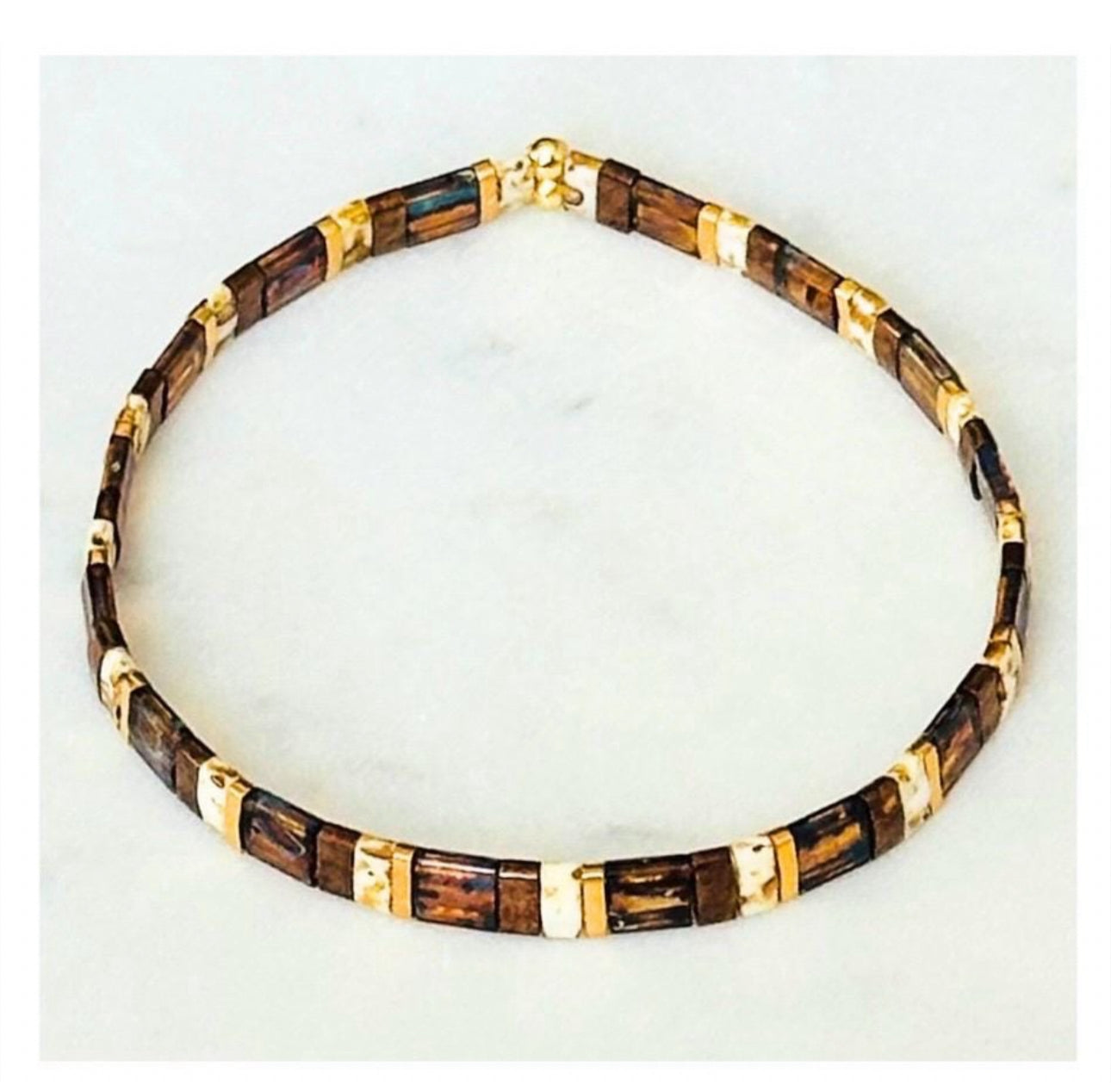 Brown Picasso Miyuki Tila Bracelets - Choose Your Style